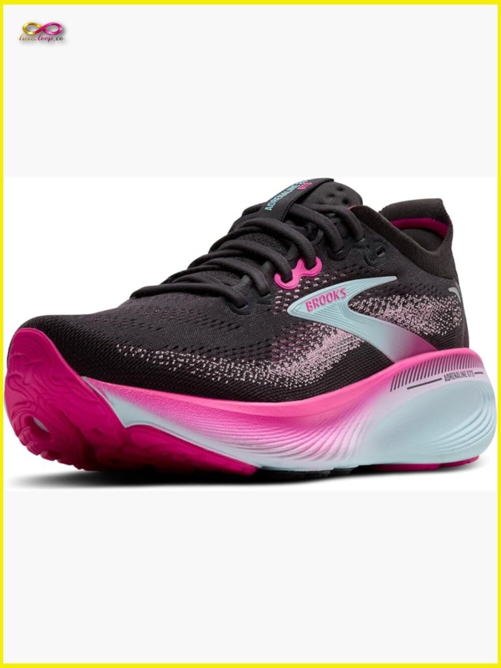 Supportive Road Running Shoe Lightweight Breathable Lace-Up Sneaker